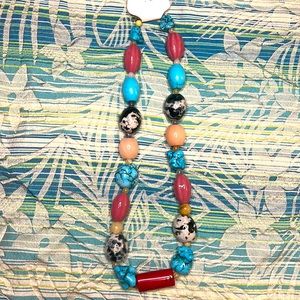 Beautiful Multicolor Ceramic Bohemian Necklace
